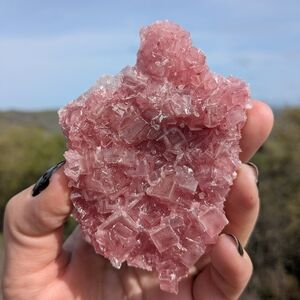 Elegant Pink Crystal Home Accent